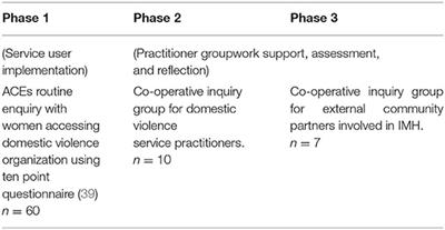 Adverse Childhood Experiences, Domestic Violence and Substance Misuse: An Action Research Study on Routine Enquiry and Practice Responses